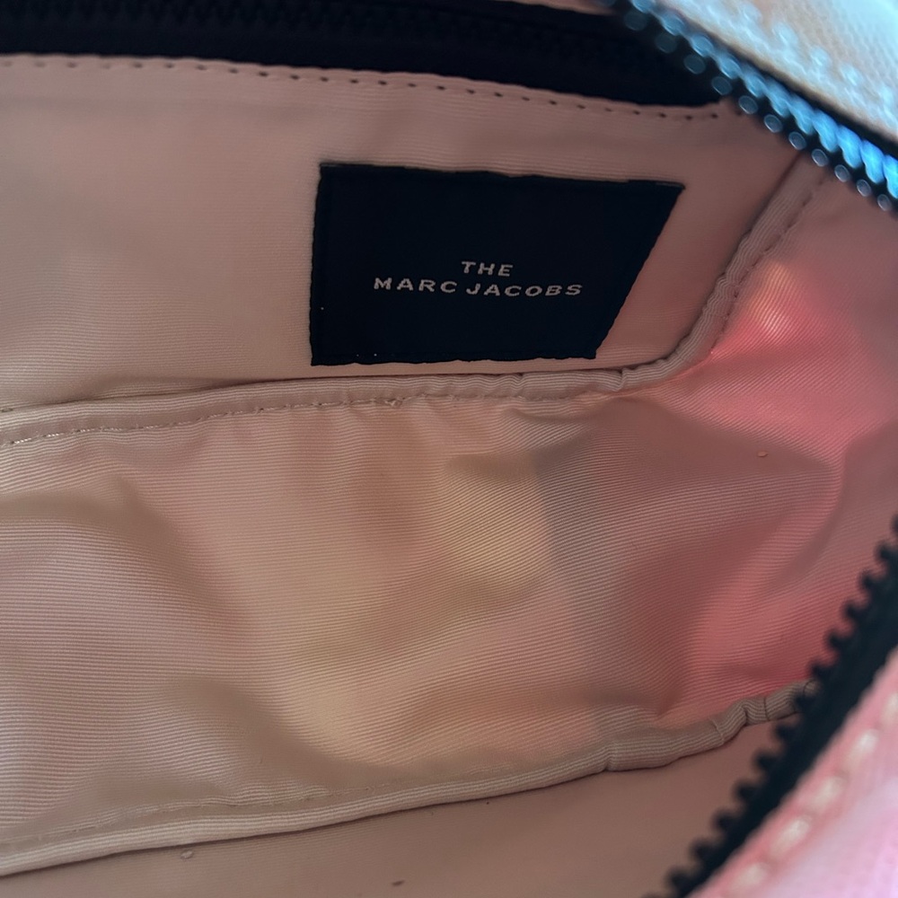 Marc Jacobs Pink and Cream Zip Pouch - Picture 5 of 6